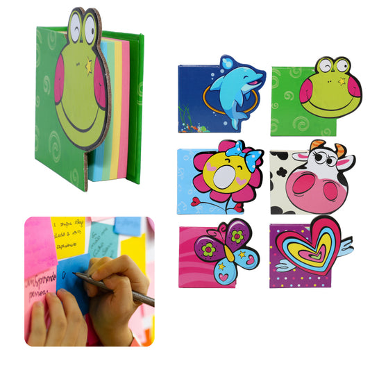POST IT CON DISEÑOS DE ANIMALES Y CORAZÓN – 180 HOJAS
