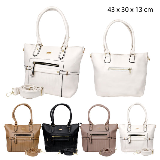 BOLSO CARTERA CON BROCHE FRONTAL