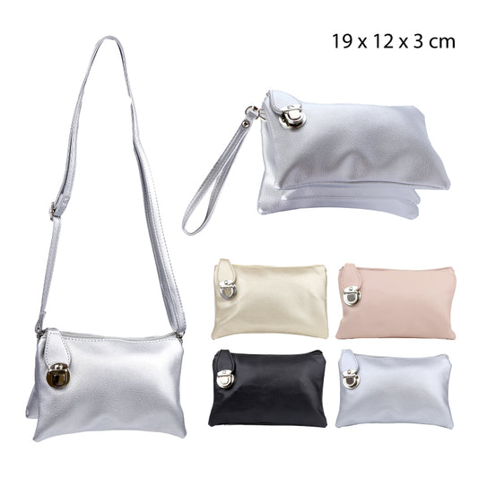 BOLSO CARTERA CON BROCHE SEGURO