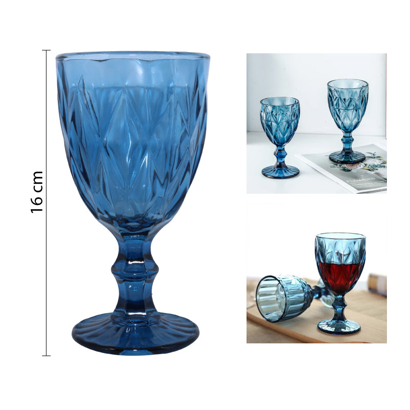 COPA DE VIDRIO AZUL 330ML V2